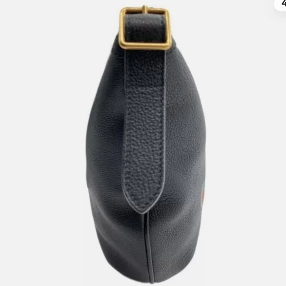 GUCCI black leather Half Moon shoulder bag - Picture 3 of 13